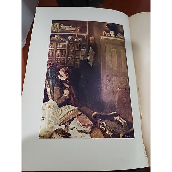 1903 Edgar Allan Poe Raven Edition Complete Set Gothic Horror Stories Book - Picture 6 of 12